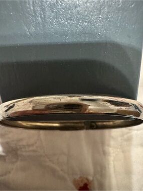 Classic Round Sterling Silver Bangle Bracelet